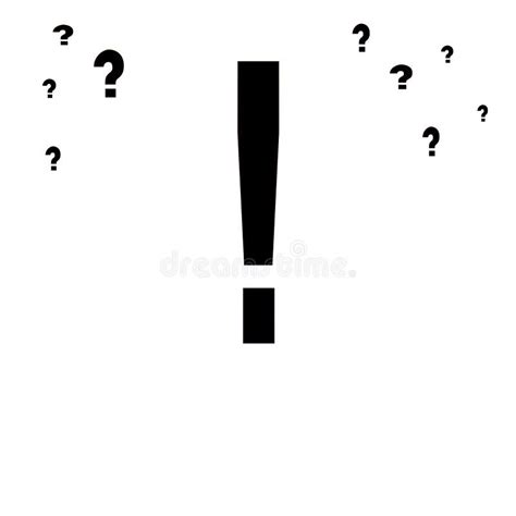 Exclamation And Question Marks Stock Illustration Illustration Of