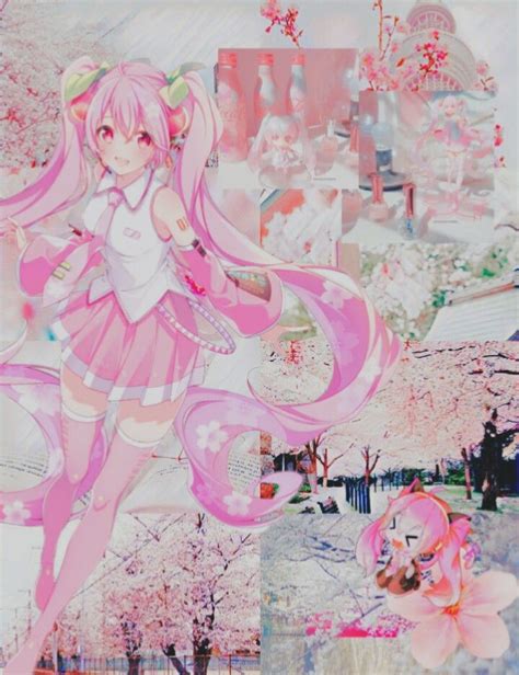 Pink Vocaloid Background Vocaloid
