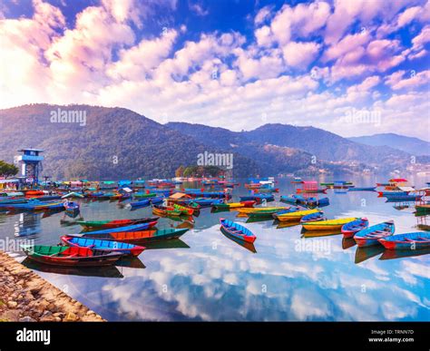 Phewa Lake At Pokhara Hi Res Stock Photography And Images Alamy
