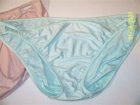 choice of vanity fair radiant liquid satin string bikini panties nwot ebay