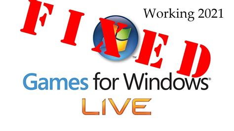 Games For Windows Live Fixed On Windows 10 2021 Youtube