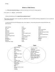 I think coloring requires a certain level of commitment. Abiotic-vs-Biotic-factors_worksheet (1).pdf - Ecology ...