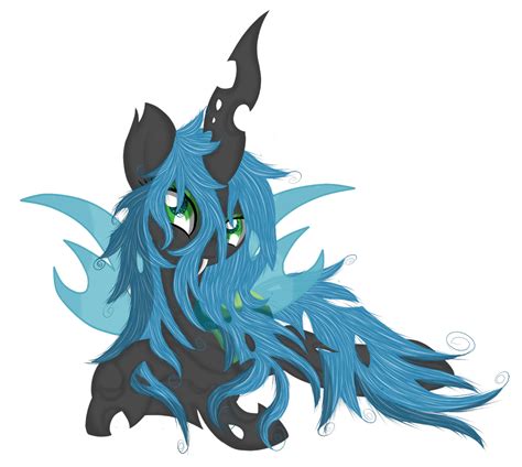 648871 Safe Artistlaw44444 Characterqueen Chrysalis Fangs Female Long Hair Looking At