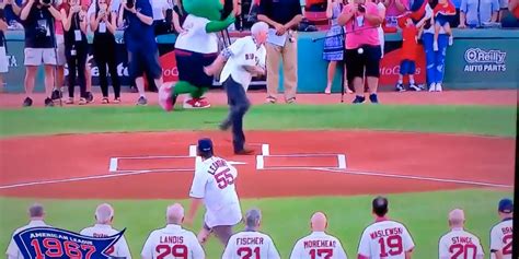 Ceremonial First Pitch At Red Sox Game Goes Horribly Wrong When The