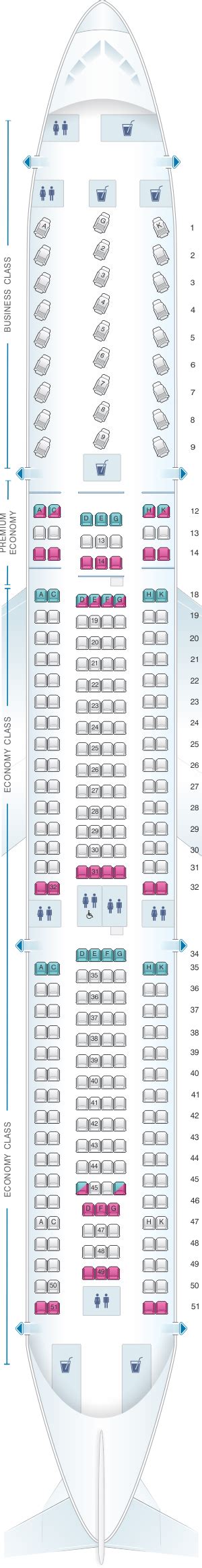 Seat Map Air Canada Airbus A330 300 Seatmaestro