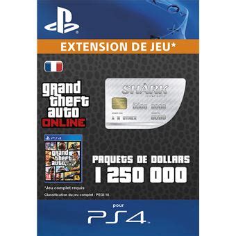 Check spelling or type a new query. Code de téléchargement GTA V Great White Shark Cash Card PS4, Code de téléchargement, Top Prix ...