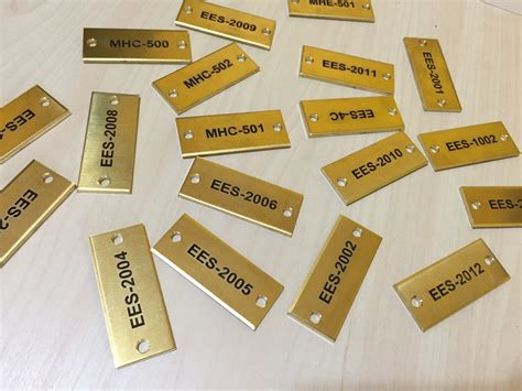 Mil Speck Airport Cabinet Tags Name Plates Brass Lasercutz Fiber