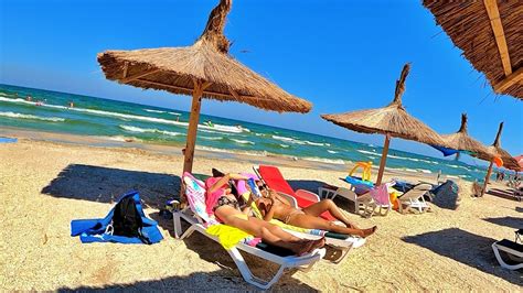K Relaxing Black Sea Beach Walk In Mamaia Summer Day La Plaja