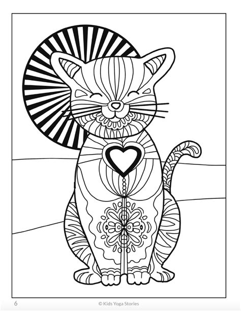 Calming Coloring Pages For Kids Animals Kids Yoga Stories