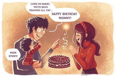 Happy Birthday Lily 30 January1960 Art By Space Dementia Harry Potter Comics Harry Potter