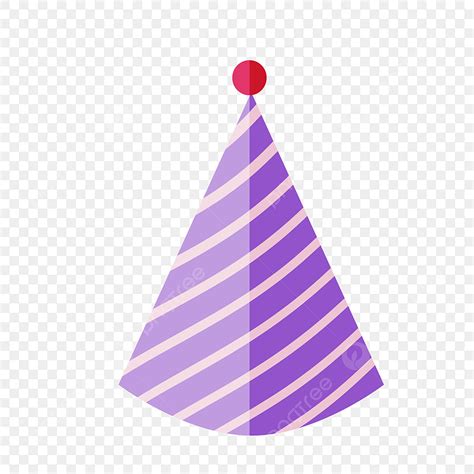 รูปbirthday Hat Purple Striped Hat Happy Birthday Purple Png หมวกวัน