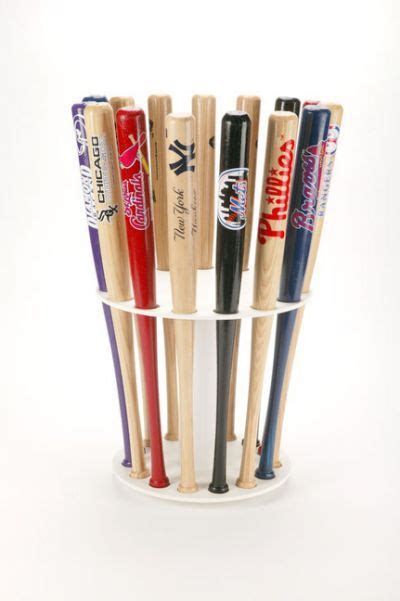 Mini 18″ baseball mini bat display case cabinet holder rack w/98% uv. Pin by Mgonzalez _cards on Stuff to buy | Baseball bat ...