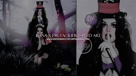 Tiana X Dr Facilier The Wicked Series Speed Art Youtube