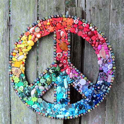 Mixed Media Mosaic Peace Sign 15 Mosaic Peace Sign In All Flickr