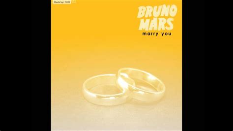 Bruno Mars Marry You Fast Version Youtube