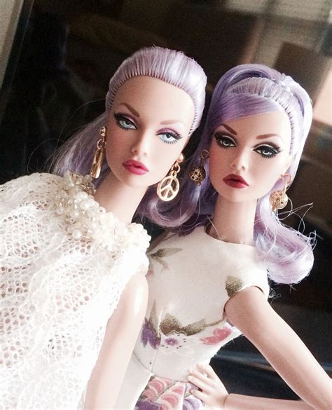 Lavender Twins Poppies By Eflick1214 Glam Doll Beautiful Dolls Barbie Collection
