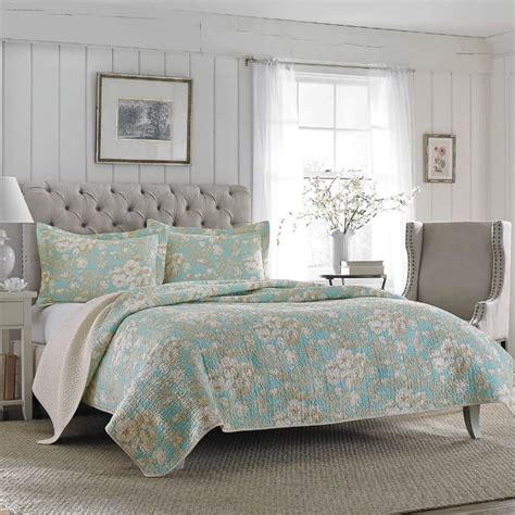 buy laura ashley brompton printed coverlet set mydeal