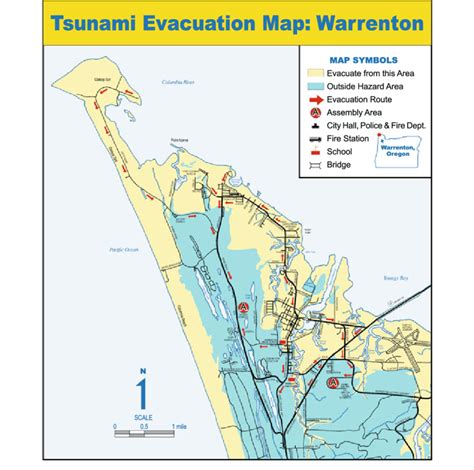Tsunami Evacuation Map