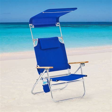 Rio Beach 17 Extended Height 4 Position Folding Chair ＆ Mycanopy
