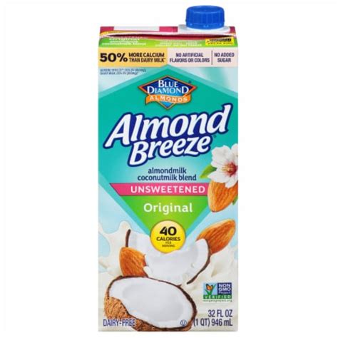 Almond Breeze Unsweetened Almond Coconut Milk Original Fl Oz Kroger