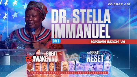 Shared Post Dr Stella Immanuel Why Only God Can Save America Now The Great Reset Versus