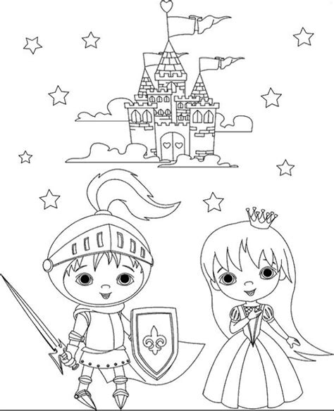 Pincess and unicorn near castle. Pin by Leona Protivná on omalovánka | Princess coloring ...