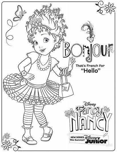 Nancy Fancy Coloring Pages Disney Activity Volume