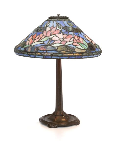 sold price a tiffany style leaded glass table lamp november 2 0120 10 00 am pst