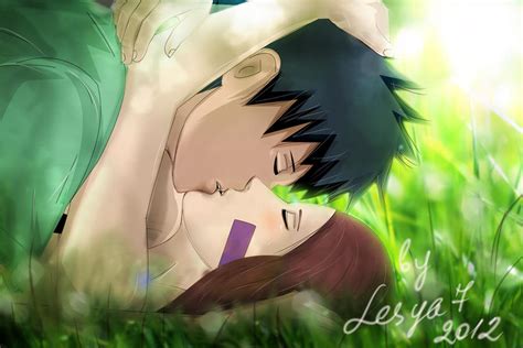 Obito And Rin Summer Kiss By Lesya On Deviantart