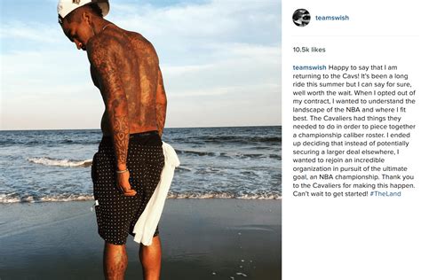 Jr Smith Announces Return To Cavs Via Instagram