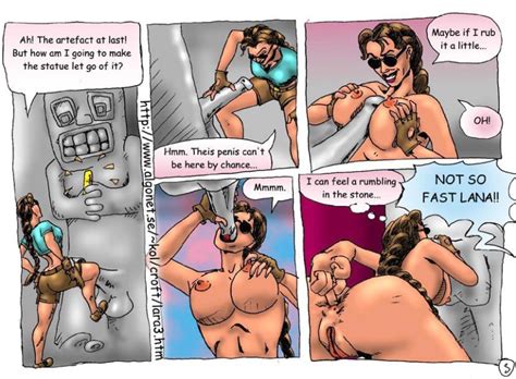 Erotic Cartoons Mixed Adult Comics Various Color Nude Raider Lana
