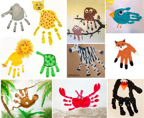 These Handprints Are A Craft Idea To Teach Young Kids About Endangered