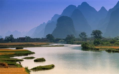 Fishing On The Li River China