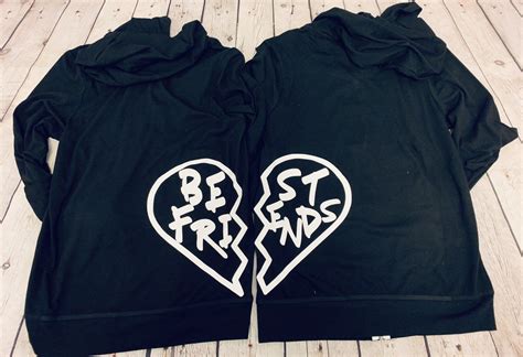 Best Friends Clothing Set Kids Heart Sweatshirts Best Friends