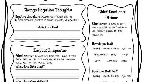 therapy worksheets for kids