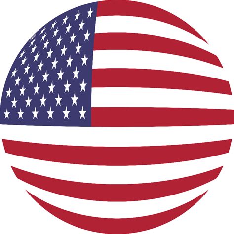 Download High Quality American Flag Clipart Circle Transparent Png