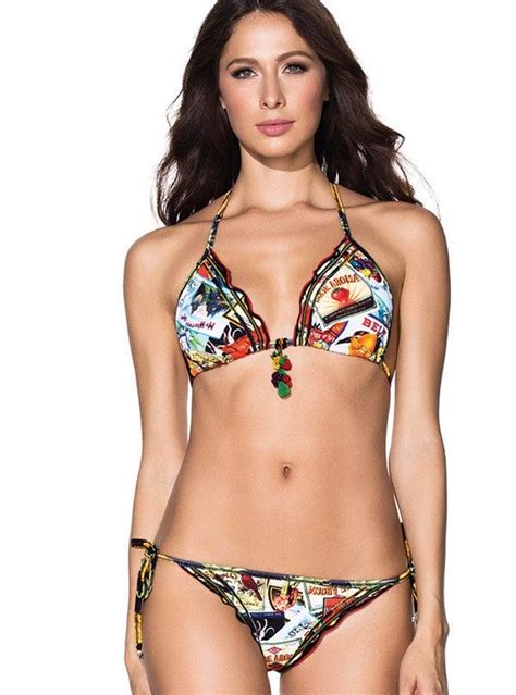 Bendito Batido Triangle Two Piece Swimsuit By Agua Bendita Bikinis