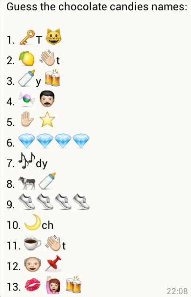Thank you hope it helps. Guess the Chocolate Candies Name | Kitty party games ...