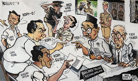 Political Cartoon Battle Of Malaya