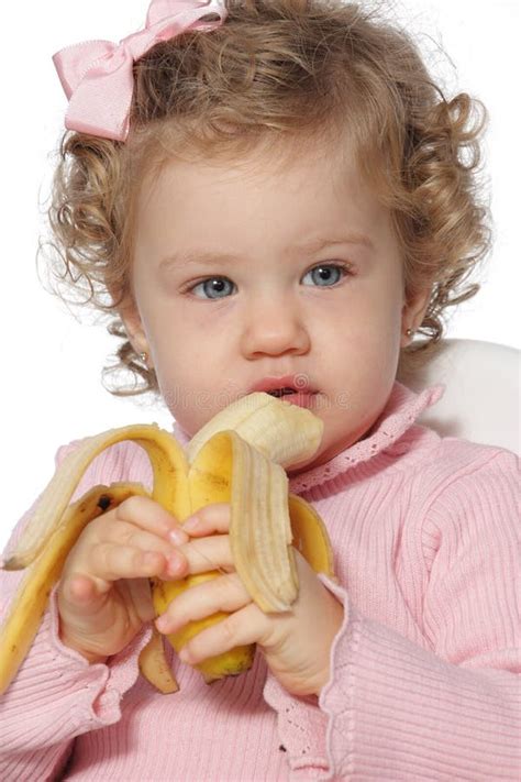 Baby Girl Eating Fruit Stock Image Image Of Food Happiness 28235253