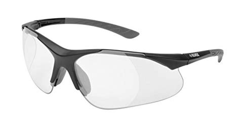 Elvex Rx 500c 0 75 Rx 500c 0 75 Diopter Full Lens Magnifier Safety Glasses Black Frame Clear