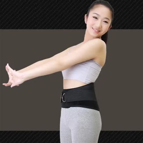 High Quality Tourmaline Products Women Men Back Pain Belt Waist Brace Lumbar Back Support Belt