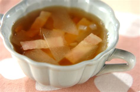 冬瓜のコンソメスープ【E・レシピ】料理のプロが作る簡単レシピ/2010.07.05公開のレシピです。