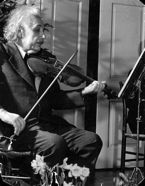 Albert Einstein Plays His Beloved Violin 1941 Hansel Mieth—the Life
