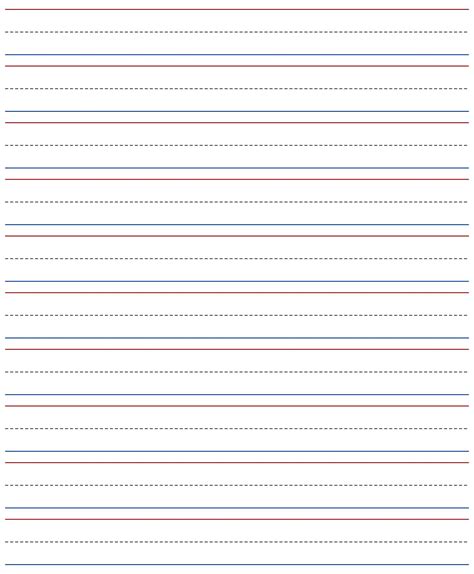 Elementary Lined Paper Printable Free Aulaiestpdm Blog