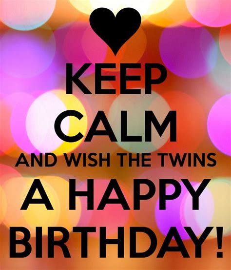 Pin By Linda Graham On 02 Happy Birthday Twins Birthday Quotes