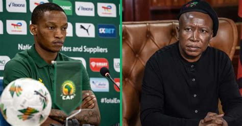Julius Malema Welcomes Bafana Bafana Grant Kekana Expresses Joy Over