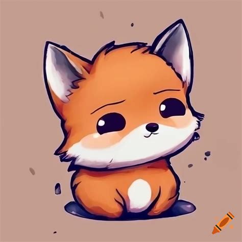 Adorable Fluffy Chibi Fox On Craiyon