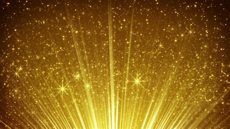 Loopable Motion Background Rising Gold Particles Stock Footage Video
