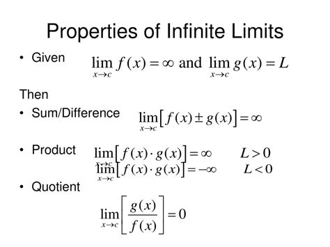 PPT - Infinite Limits PowerPoint Presentation, free download - ID:2912470
